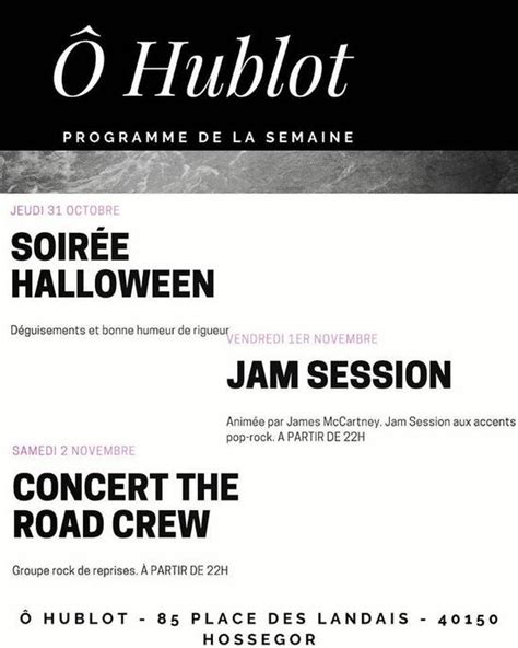 o hublot labenne|Menu at O Hublot restaurant, Labenne.